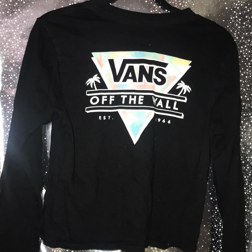 VANS LOGO DESIGN CROP TOP